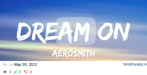 Aerosmith - Dream On (Lyrics) pagalworld mp3 song download