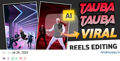 Instagram Trending TAUBA TAUBA -Modi Dance Tutorial | Viral Modi ai Video Editing | Tauba Tauba Reel pagalworld mp3 song download