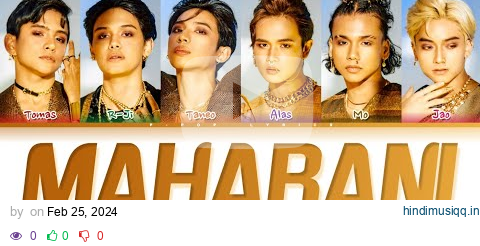 ALAMAT "MAHARANI" Color Coded Lyrics English/ Filipino/ Baybayin pagalworld mp3 song download