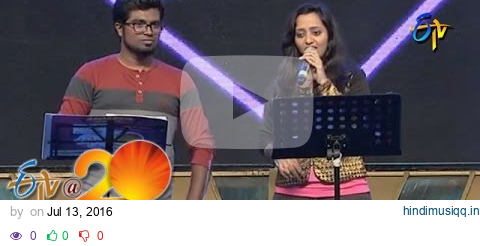 Malavika,Prasad Performance - Chiku Chiku Bandini Ro Song in Chilakaluripet ETV @ 20 Celebrations pagalworld mp3 song download