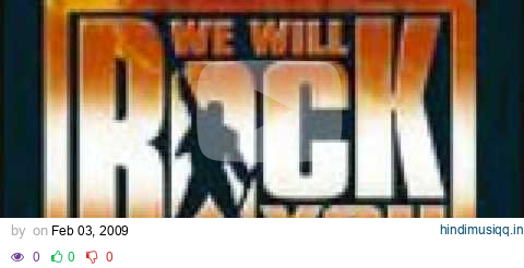 Queen- We Will Rock You w/ Lyrics pagalworld mp3 song download