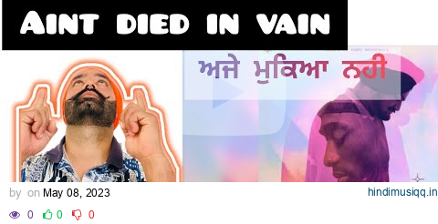 Reaction On - AIN'T DIED IN VAIN SIDHUMOOSEWALA pagalworld mp3 song download