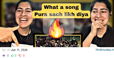 Pahadi girl reaction on NOTHING LASTS - KARAN AUJLA, DIVINE🔥| Official Music Video pagalworld mp3 song download