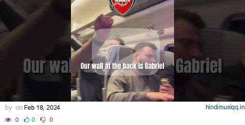 *NEW* Gabriel Chant | New Arsenal Chant Burnley 0-5 Arsenal #arsenal #wearethearsenal #premierleague pagalworld mp3 song download