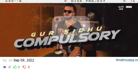 COMPULSORY  Gur Sidhu | Kaptaan | New Punjabi Song 2022 | Latest Punjabi Songs 2022 pagalworld mp3 song download