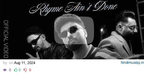 Rhyme Ain't Done ( Video ) Navaan Sandhu Ft Sabi Bhinder / Bajwa | Jay B Singh | Tape by Trapgang pagalworld mp3 song download