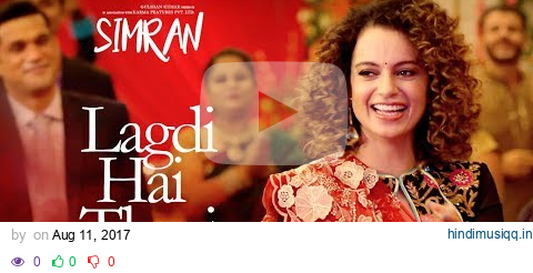 Simran Lagdi Hai Thaai Song | Kangana Ranaut | Guru Randhawa, Jonita Gandhi | Sachin-Jigar pagalworld mp3 song download