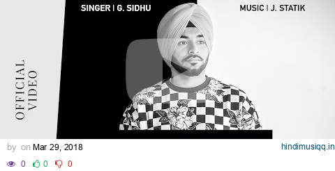 CREDIT CARD (Official Video) | G. Sidhu | J-Statik | Director Dice | Latest Punjabi Songs pagalworld mp3 song download