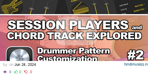 Logic Pro 11 - Session Players #02 Drummer Pattern Customization pagalworld mp3 song download