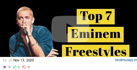 Top 7 - Best Eminem Freestyles Of All Time pagalworld mp3 song download