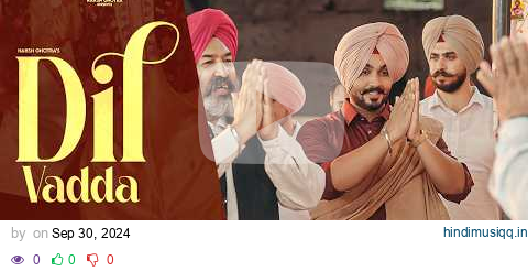 Dil Vadda Harsh Ghotra and Jasmeen Akhtar | Garry Vander | BeatCop | New Punjabi Song 2024 pagalworld mp3 song download