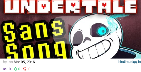 UNDERTALE SANS SONG "Judgement" by TryHardNinja pagalworld mp3 song download