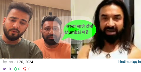 Elvish Yadav & Rajat Dalal Reply Ajaz Khan | Haryanvi Baaz pagalworld mp3 song download