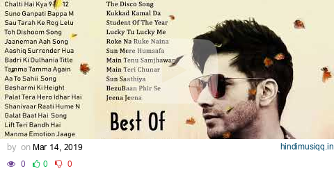 Best Of Varun Dhawan Hit Song Audio Jukebox Songs 2019 pagalworld mp3 song download