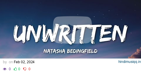 Natasha Bedingfield - Unwritten (Lyrics) pagalworld mp3 song download