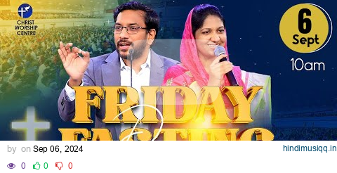 Friday Fasting Prayer | #Live | 6th Sep 2024 | Dr John Wesly  & Sis Blessie Wesly pagalworld mp3 song download