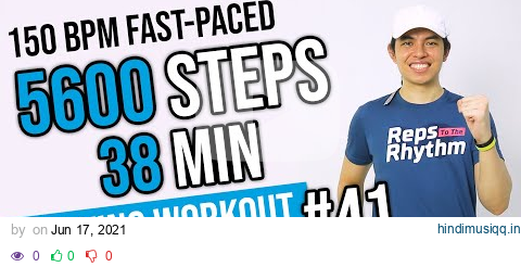 150 BPM Fast-Paced Workout • 5000 Steps in 38 Min •  Walking Workout #41 • Keoni Tamayo pagalworld mp3 song download