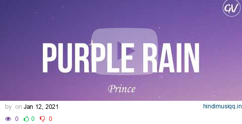 Prince - Purple Rain [Lyrics] pagalworld mp3 song download