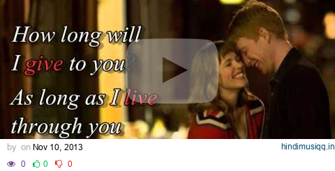 How long will I love you (+ lyrics)   "About time" movie soundtrack pagalworld mp3 song download