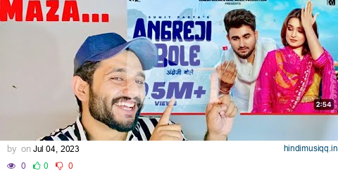 Pakistani Reaction on ANGREJI BOLE (Desi Daru) Sumit Parta | Aarushi Sharma | New Haryanvi Song 2023 pagalworld mp3 song download