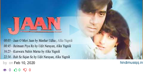 Jaan Audio Jukebox | Ajay Devgan, Twinkle Khanna, Anand Milind | Bollywood Hits pagalworld mp3 song download