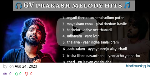 GV prakash melody hits🎧GV prakash songs 🎵 melody songs 💌#gvprakash #gvprakashsong #96_aj_bgm pagalworld mp3 song download