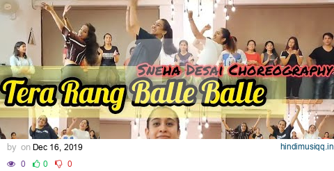 Tera Rang Balle Balle | Bollywood Fusion Dance | Sneha Desai Choreography l Soldier l India Tour pagalworld mp3 song download