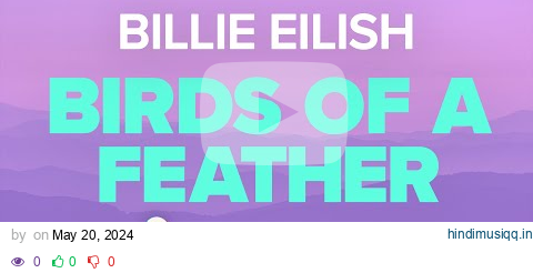 Billie Eilish - BIRDS OF A FEATHER (Karaoke) pagalworld mp3 song download