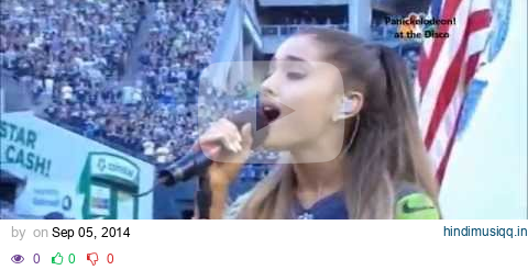 Ariana Grande Performing the National Anthem at the NFL Kickoff 2014 pagalworld mp3 song download