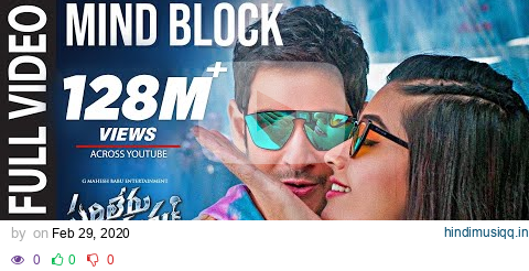 Mind Block Full Video Song | Sarileru Neekevvaru Video Songs [4K] | Mahesh Babu | Rashmika | DSP pagalworld mp3 song download