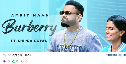 Burberry (Lyrical) | Amrit Maan Ft Shipra Goyal | XPENSIVE | Latest Punjabi Song 2023| Speed Records pagalworld mp3 song download