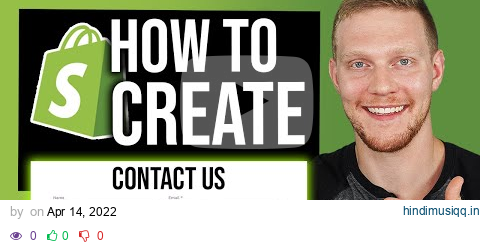 How To Create A Contact Us Page - Shopify Dropshipping Tips For Beginners 2022 pagalworld mp3 song download