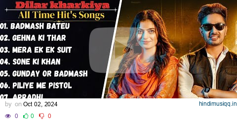 Badmash Bateu ‪@MasoomSharma‬ ,Kehar Kharkiya, Fiza Choudhary | Latest Jukebox Haryanvi Songs 2024|| pagalworld mp3 song download