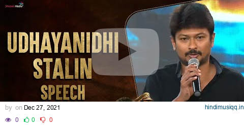 Udhayanidhi Stalin Superb Speech @ RRR Pre Release Event- Chennai | Shreyas Media pagalworld mp3 song download