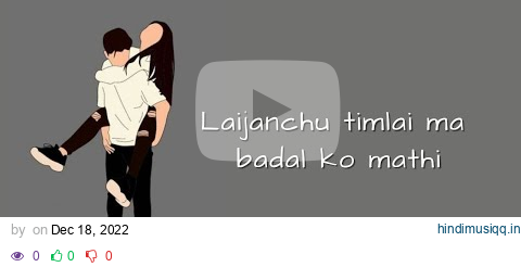 Laijanchu timlai ma badalko mathi - COD (Sunideu)- Lyrical Video #slowedandreverb pagalworld mp3 song download