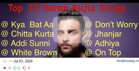 Karan Aujla Top 10 Songs,| Best Punjabi Songs, Karan Aujla Songs. pagalworld mp3 song download