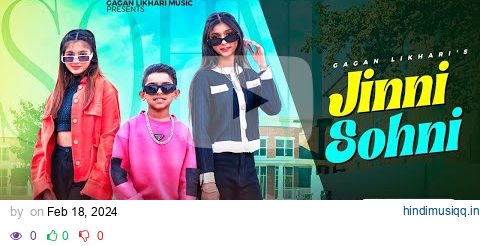 Jinni Sohni - Gagan Likhari (Official Video) || Jung Sandhu | Latest Punjabi Song 2024 pagalworld mp3 song download