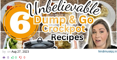 6 UNBELIEVABLE Dump & Go CROCKPOT Dinners that are SIMPLE and AMAZING! pagalworld mp3 song download