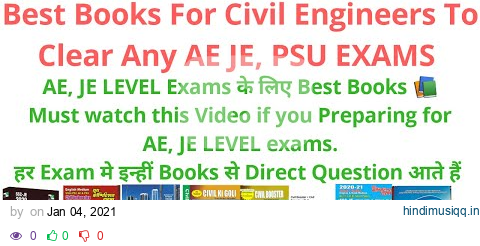 Best Books to Clear Any AE JE PSU CIVIL Engineering Exams pagalworld mp3 song download