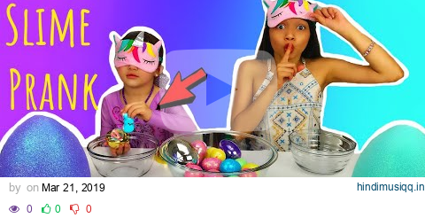 Easter Eggs Blindfolded Slime PRANK Challenge *CHEATING gone WRONG! pagalworld mp3 song download