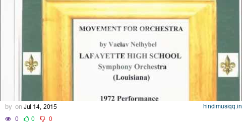 My Movie   Lhs Sym Orch Movement for Orch Nelhybel 1972 pagalworld mp3 song download