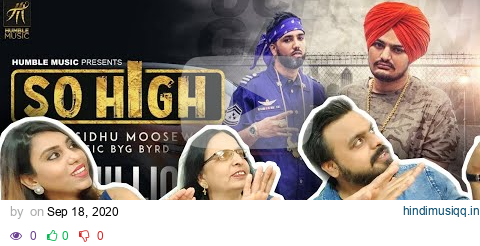 So High | Official Music Video | Sidhu Moose Wala | Reaction by Mumbaikars | NSM | New Punjabi Songs pagalworld mp3 song download