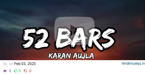 52 Bars (Lyrics) Karan Aujla | Ikky | Four You Ep Latest Punjabi Song 2022 pagalworld mp3 song download