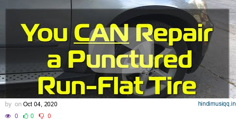 Run flat Tubeless Tires CAN be Repaired!  Watch as I remove a screw deep in a tire and repair it. pagalworld mp3 song download