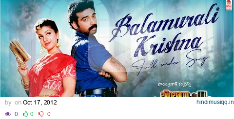 Balamurali Krishna Full Video Song | Bombay Priyudu Songs | JD Chakravarthy, Rambha | MM Keeravani pagalworld mp3 song download