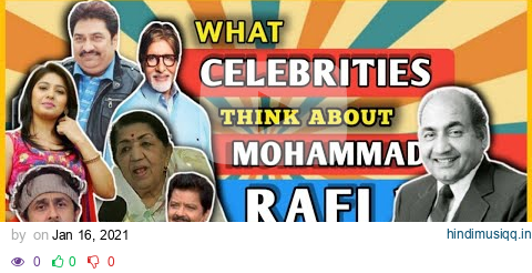 Who Is Mohammad Rafi ? | What Celebrities Think About Mohammad Rafi Sahab | Ft. Sonu N, Lata M , AB🔥 pagalworld mp3 song download