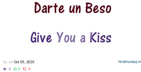 Prince Royce - Darte un Beso - Lyrics English and Spanish - Give you a kiss - Translation & Meaning pagalworld mp3 song download