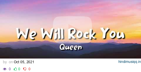 Queen - We Will Rock You (lyrics) pagalworld mp3 song download