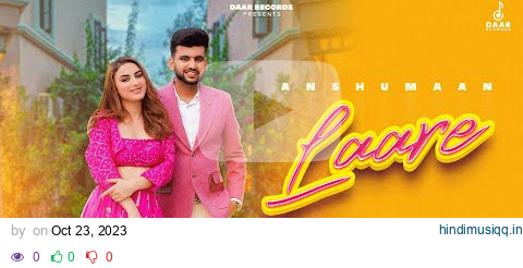 Laare (official Video) | Anshumaan | New Punjabi Song 2023 pagalworld mp3 song download