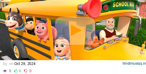 The Wheels On The Bus Farm Animals! | Almama Nursery Rhymes & Kids Songs pagalworld mp3 song download